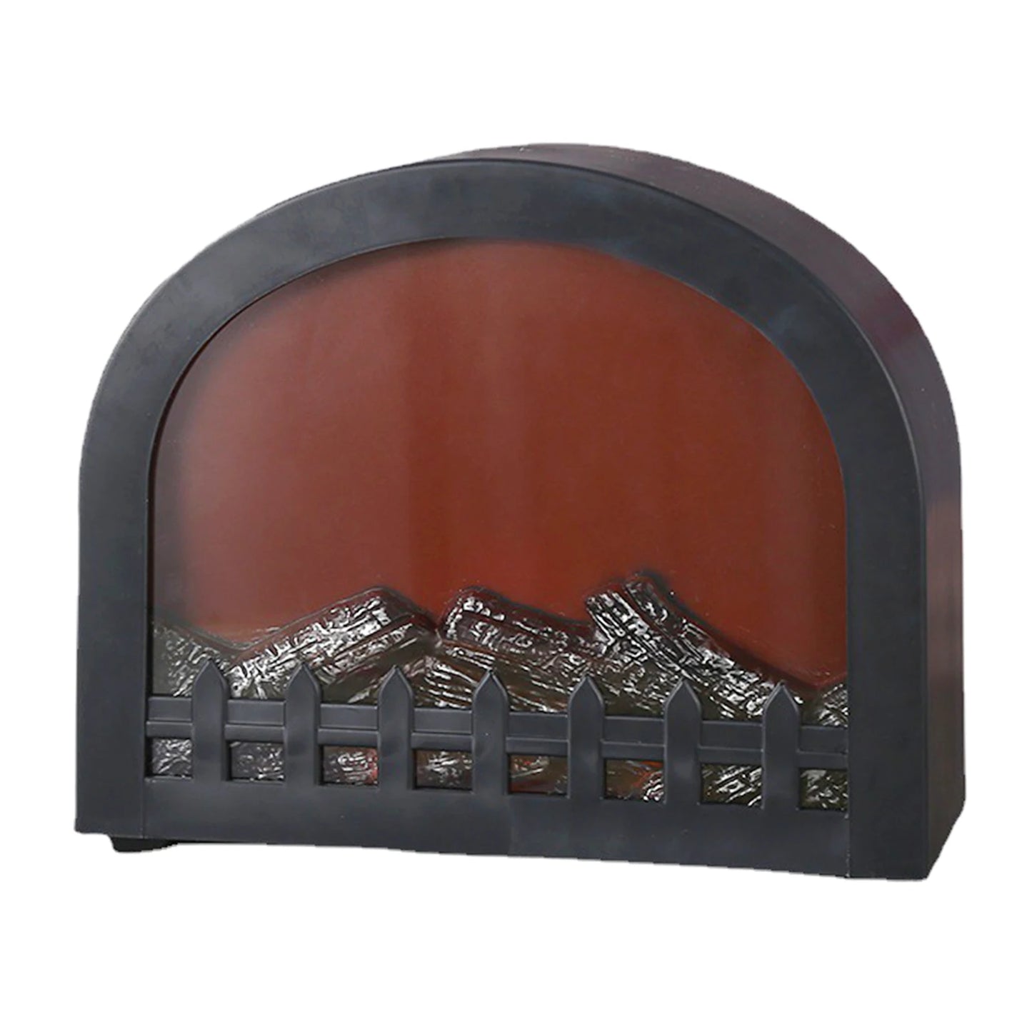 Lámpara LED para chimenea con llama simulada: luz decorativa retro