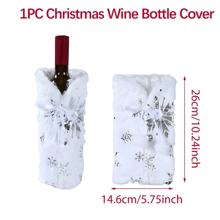 🍷 Christmas Wine Bottle Cover – Festive Home Décor & Holiday Ornament 2025–2026