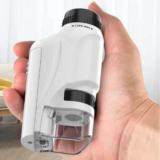 MicroQuest Handheld Microscope 60–120x for Kids