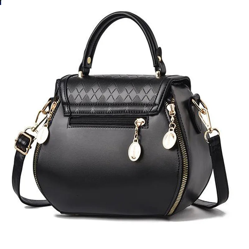 Bolso tote y de hombro para mujer de cuero auténtico – Bolso cubo de lujo de diseñador con lazo