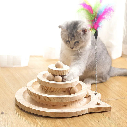 Feline Heights Triple Track Tower.