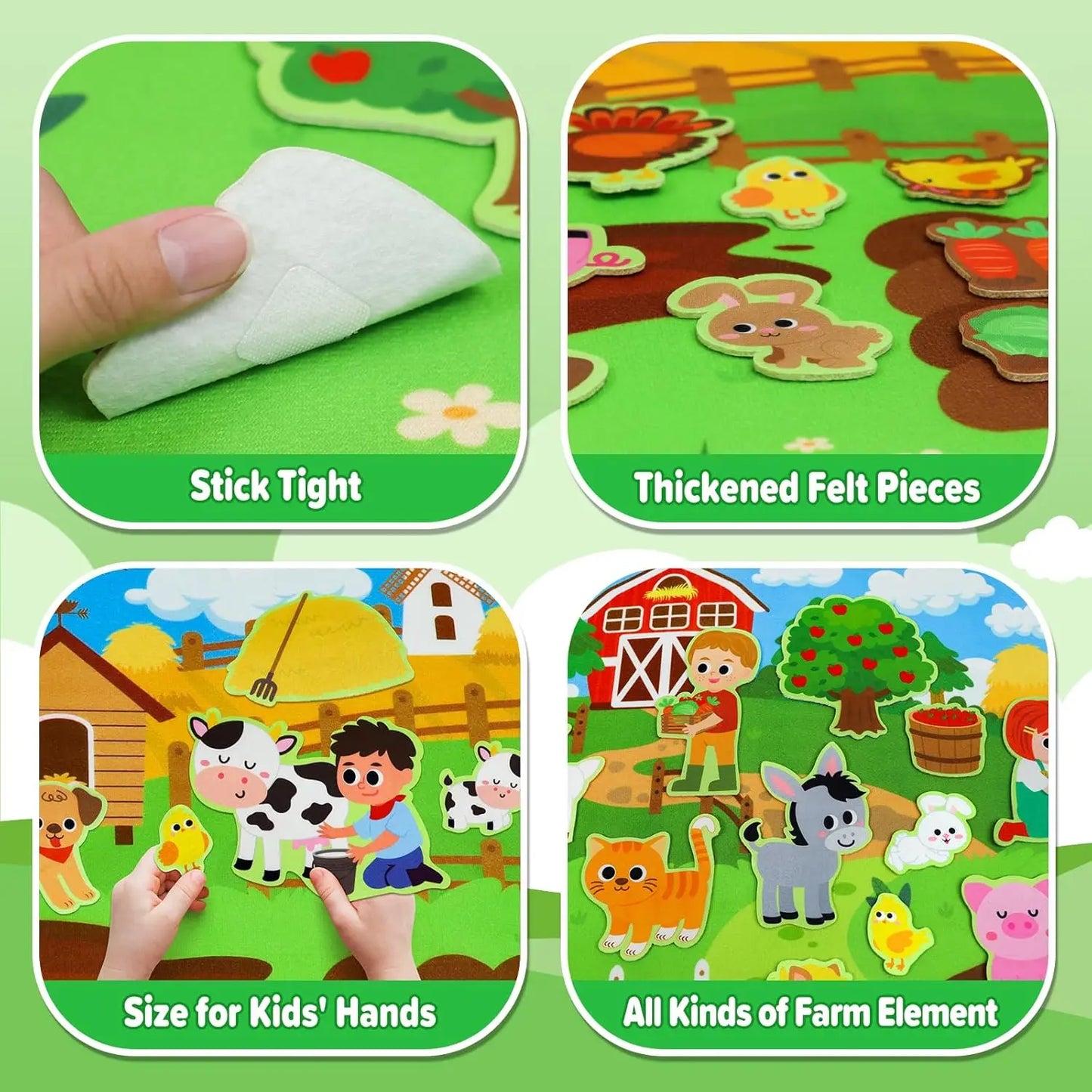 Interactive Farm Animals Learning Board