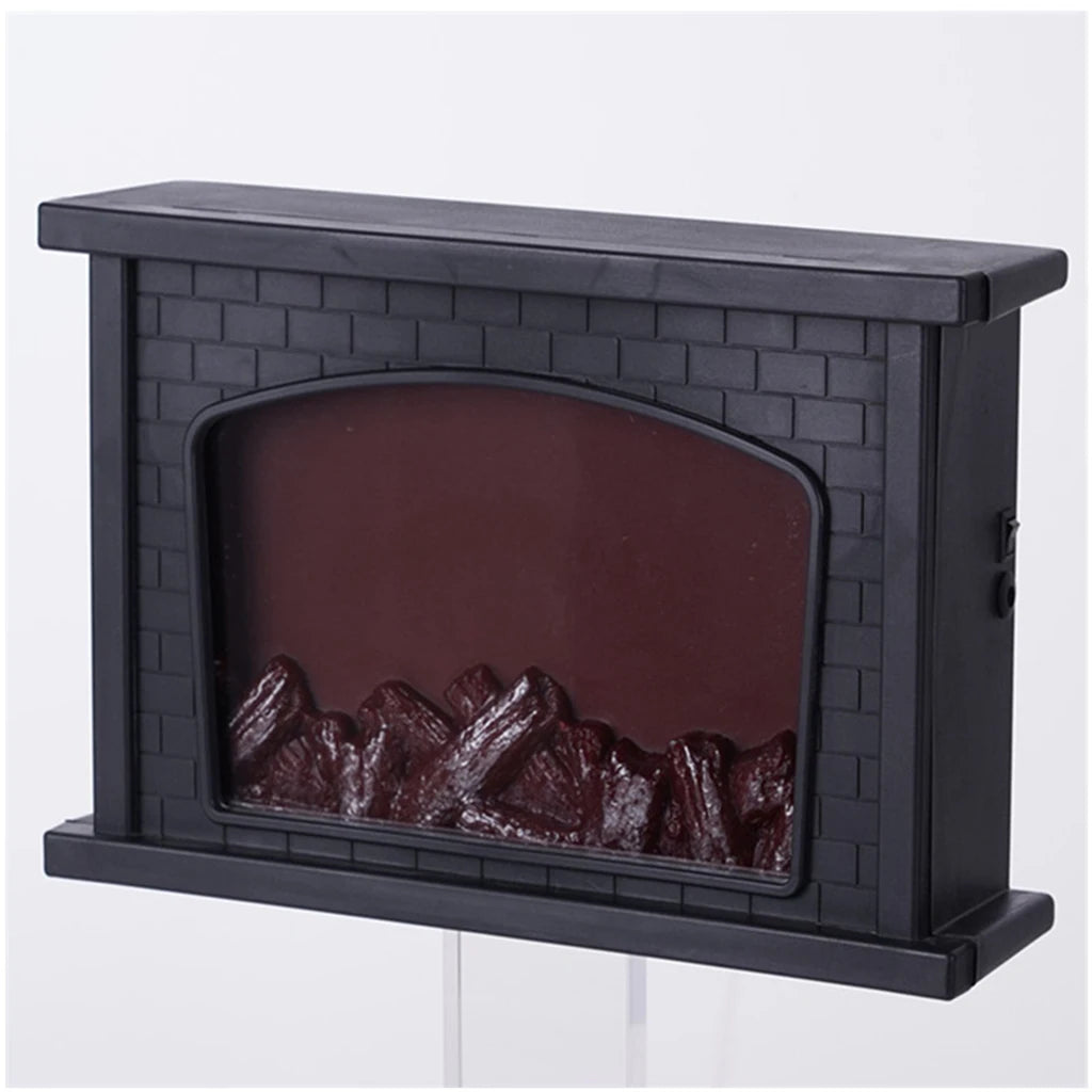 LED Simulated Flame Fireplace Lamp – Retro Decorative Light