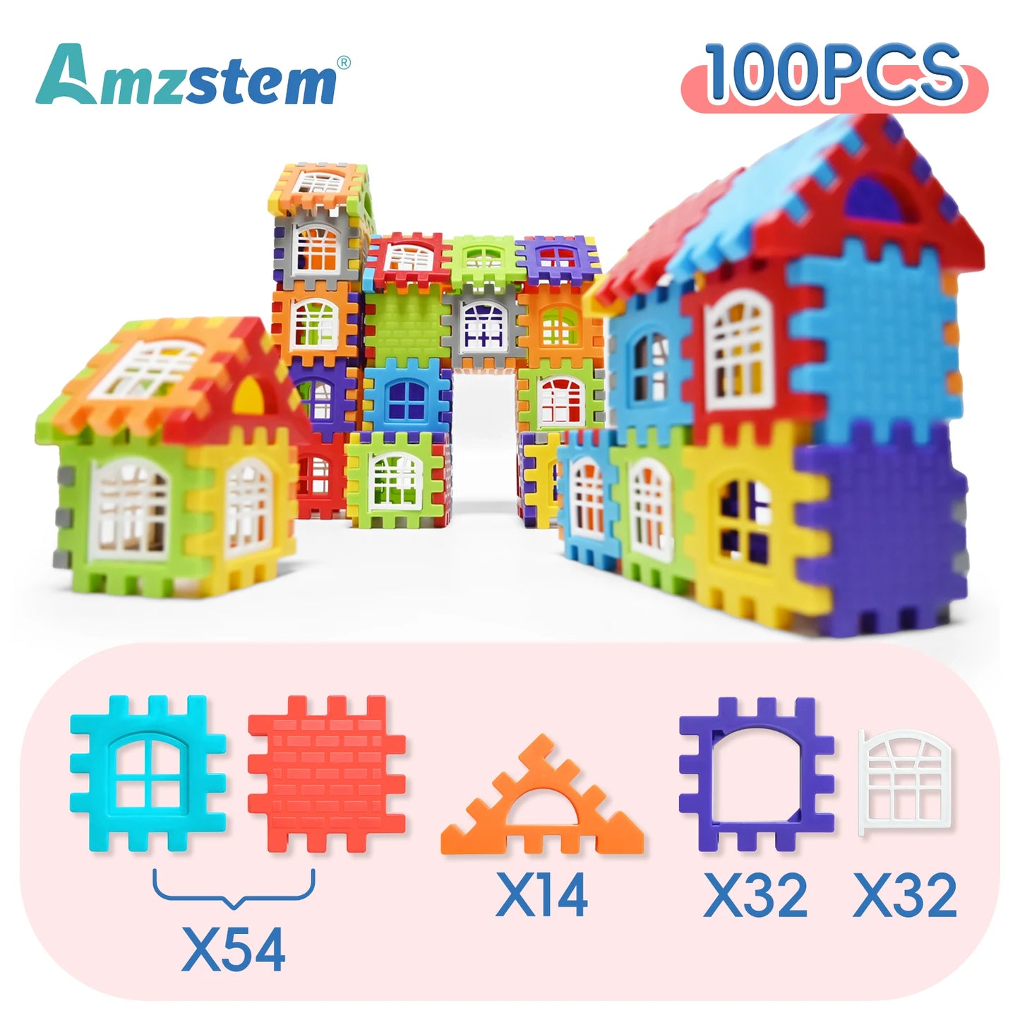 Mega House Builder Blocks – 25PCS Creative Construction Set