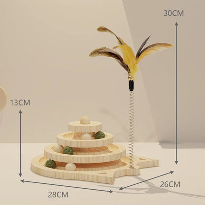 Feline Heights Triple Track Tower.