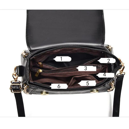 Bolso tote y de hombro para mujer de cuero auténtico – Bolso cubo de lujo de diseñador con lazo