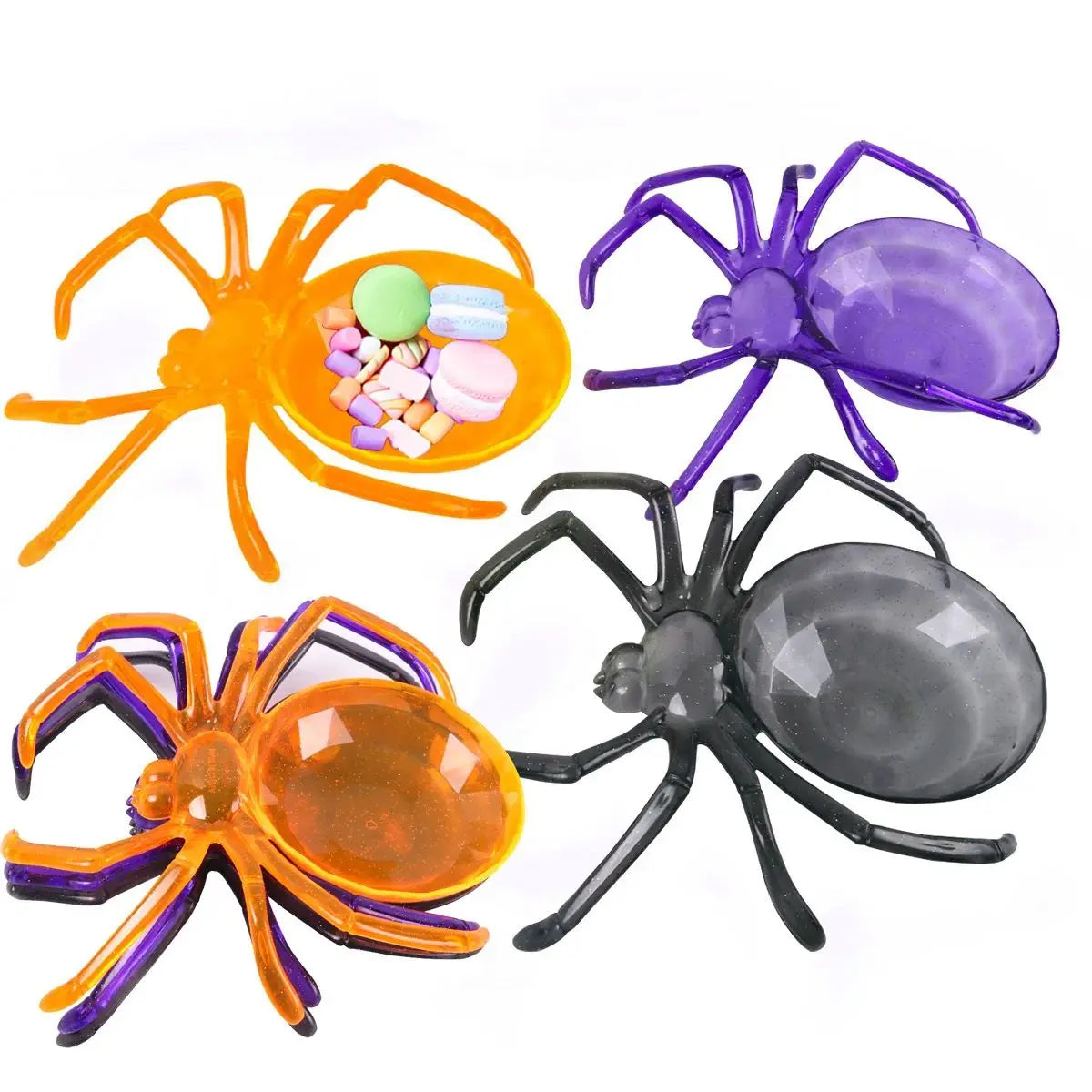 Halloween Spider Bowl – Candy Tray for Party Snacks & Decor
